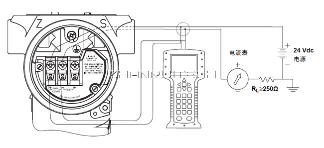 3051智能壓力變送器電氣接線圖