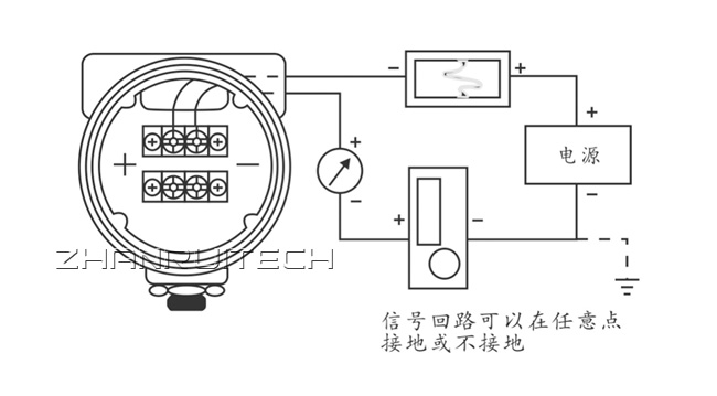 1151電容式壓力變送器接線方式