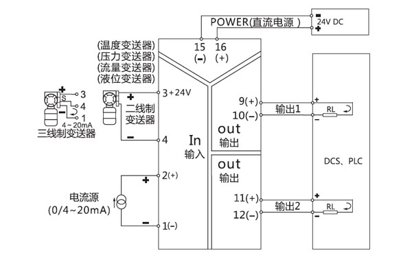 ZR-4000隔離配電器接線圖