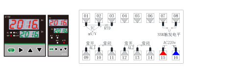 AT70A/70E/70F溫度PID調(diào)節(jié)儀接線圖(96*96/48*96/96*48)