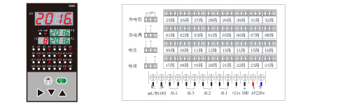 MS824/MS832智能巡檢儀接線圖